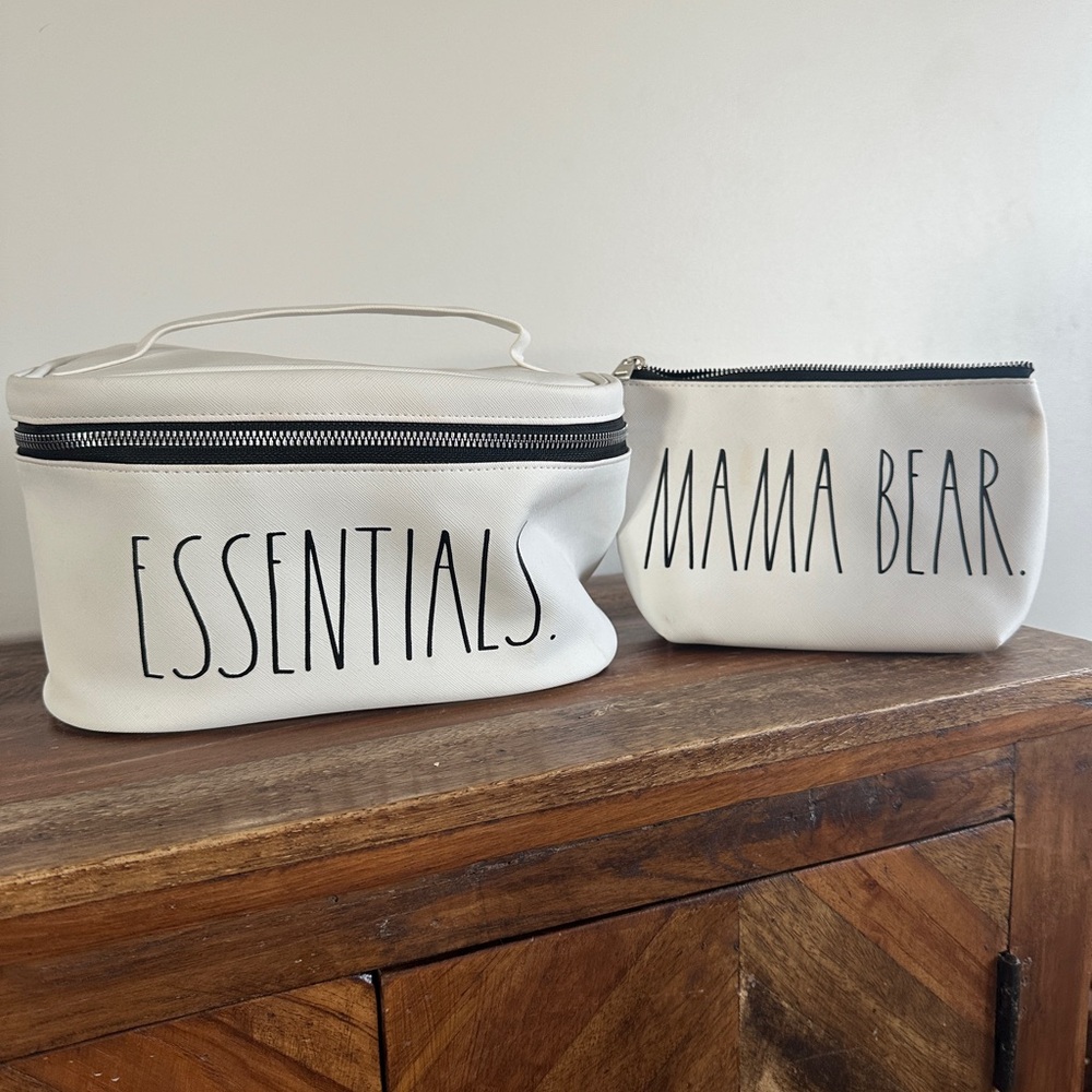 White Essentials and Mama Bear Pouch Set